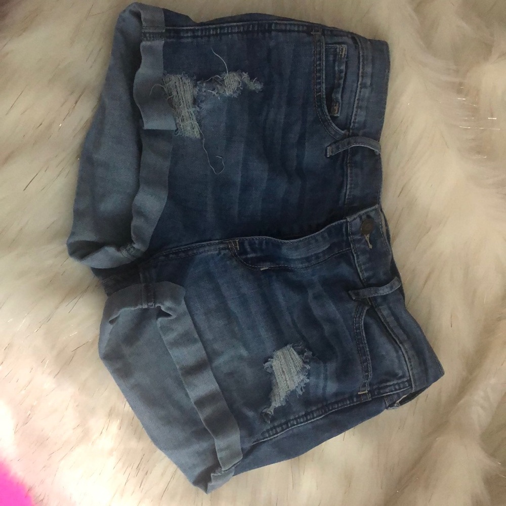 Denim shorts